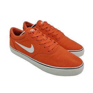 Nike SB Chron 2 Mens Size 12 Orange White Canvas Casual Sneaker Shoes DM3494-801
